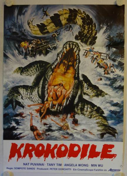 Krokodile originales deutsches Filmplakat